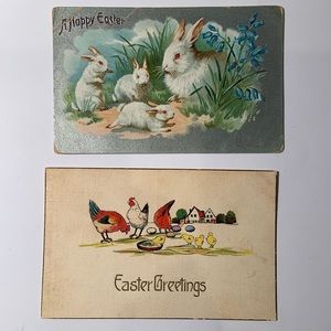 Antique Easter Postcards-Tuck & Sons